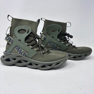Haoyaa Green High-Top Sneakers US 8, EU 41